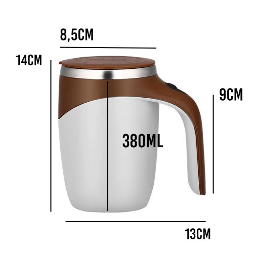 Caneca Mix térmica - mistura e mantém a temperatura