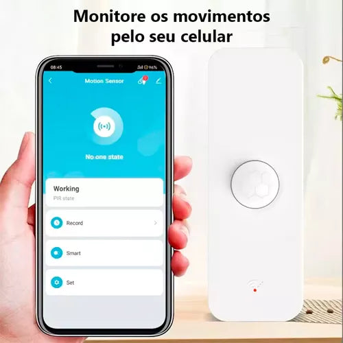 Sensor de Movimento PIR WiFi Tuya