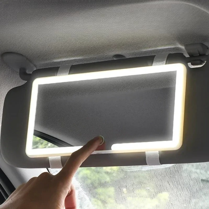 Espelho com Led para Carro