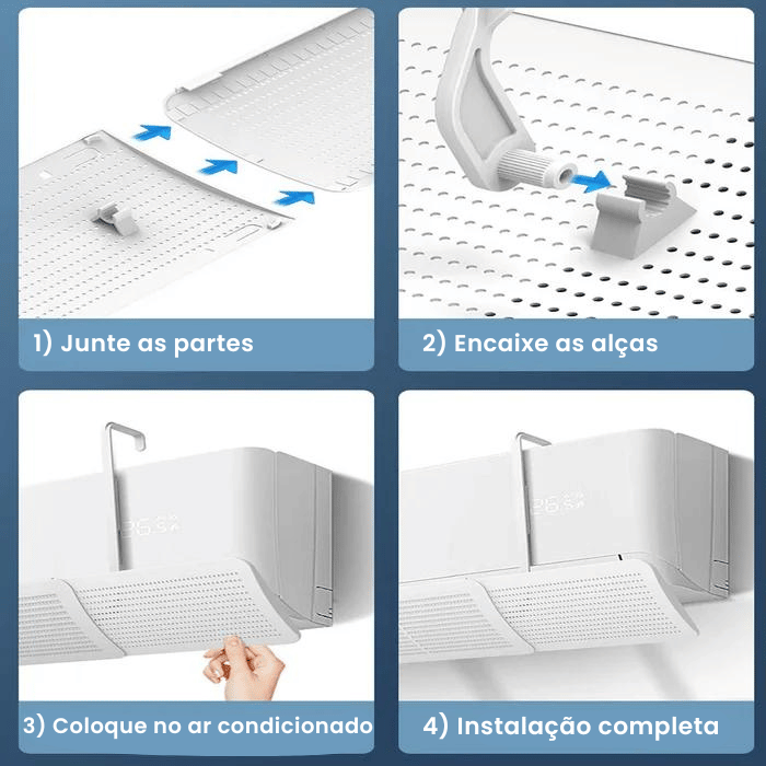 Defletor de ar condicionado